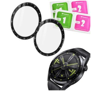Zestaw: 2x Szkło hybrydowe ochronne 5D do Huawei Watch GT 3 46 mm