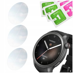 Zestaw: 3x szkło hartowane 9H do Amazfit Balance do zegarka smartwatcha