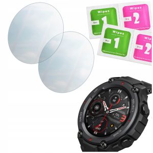 Zestaw: 2x szkło hartowane 9h do Xiaomi Amazfit T-Rex Pro do smartwatcha
