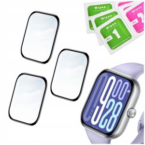 Zestaw: 3x szkło hybrydowe 5D do Redmi Watch 5 do zegarka smartwatcha