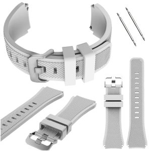 Pasek Classic Silicone do smartwatch'a Huawei Watch GT 2 3 4 46mm pro 48mm se gt2 gt4 sport (Biały)