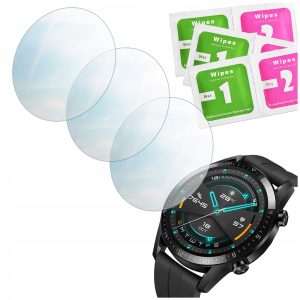 Zestaw: 3x szkło hartowane 9h do Huawei Watch GT 2 46mm do smartwatcha