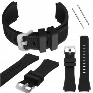 Pasek Classic Silicone do smartwatch'a Realme Watch S2 (Czarny)