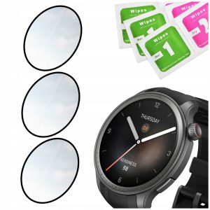 Zestaw: 3x szkło hybrydowe 5D do Amazfit Balance do zegarka smartwatcha