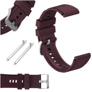 Pasek Classic Silicone do smartwatch'a Huawei Watch GT 2 2e 3 4 5 46mm pro active classic elite se (Bordowy)