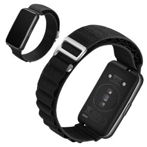 Pasek Nylon do smartband'a Huawei Band 8 / 9 / 10 (Czarny)