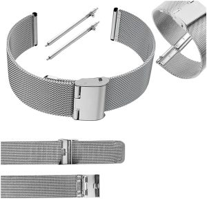 Pasek Solid Steel do smartwatch'a Garmin Venu 3s 41mm (Srebrny)