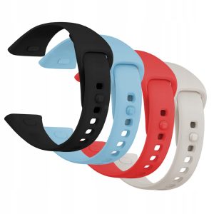 Zestaw: 4x pasek Classic Silicone do smartwatch'a Xiaomi Redmi Watch 3