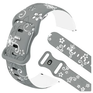 Pasek Bloom do smartwatch'a Samsung Galaxy Watch 4 5 6 7 FE Classic Pro 40 42 44 mm (Szary)