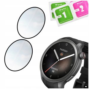 Zestaw: 2x szkło hybrydowe 5D do Amazfit Balance do zegarka smartwatcha
