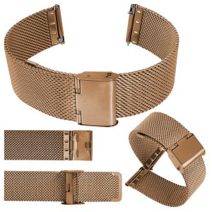 Pasek Solid Steel do smartwatch'a Xiaomi Redmi Watch 5 Lite (Różowo-złoty)