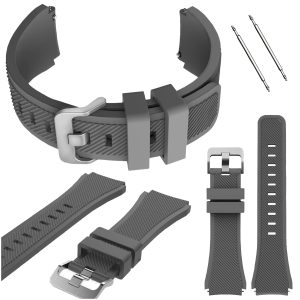 Pasek Classic Silicone do smartwatch'a Huawei Watch GT 2 3 4 46mm pro 48mm se gt2 gt4 sport (Szary)