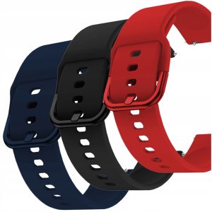 Zestaw: 3x pasek Classic Silicone do smartwatch'a Samsung Galaxy Watch 7 44mm