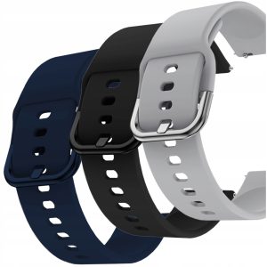 Zestaw: 3x pasek Classic Silicone do smartwatch'a Samsung Galaxy Watch 7 44mm