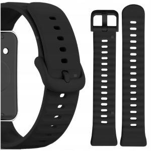 Pasek Classic Silicone do smartwatch'a Huawei Band 11/11 Pro (Czarny)