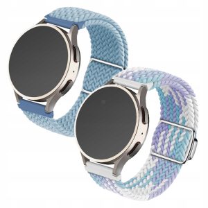 Zestaw: 2x pasek Magnetic Cloth do smartwatch'a Samsung Galaxy Watch FE