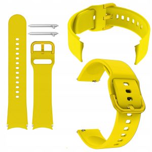 Pasek Classic Silicone do smartwatch'a Samsung Galaxy Watch FE (Żółty)