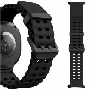 Pasek Dot do smartwatch'a Samsung Galaxy Watch 8 40mm / 44mm / Classic 46mm (Czarny)