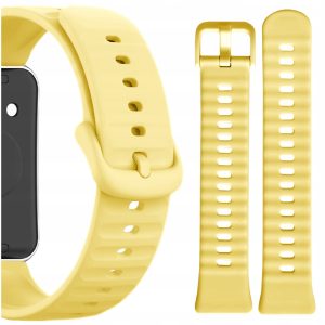 Pasek Classic Silicone do smartwatch'a Huawei Band 11/11 Pro (Żółty)