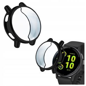 Etui ochronne 2 w 1 do smartwatch'a Garmin Vivoactive 5 (Czarny)