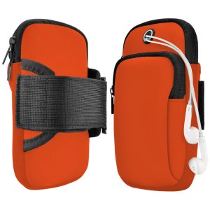 Etui sportowe na telefon na ramię do biegania (Pomarańczowy)