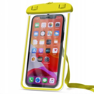 Wodoodporne Etui na telefon pokrowiec do nurkowania (Żółty)
