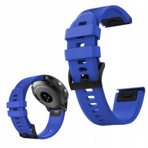 Pasek Classic Silicone do smartwatch'a Garmin Fenix 5S 6S 7S 8 Plus Pro Solar QuickFit (Niebieski)