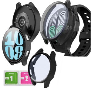 Etui ochronne 2 w 1 do smartwatch'a Samsung Galaxy Watch 4 / 5 44mm (Czarny)