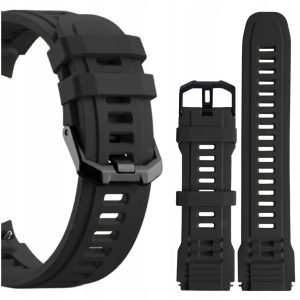Simple silicone straps for Amazfit T-Rex 3 PRO 48mm (Black)