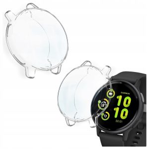 Etui ochronne 2 w 1 do smartwatch'a Garmin Vivoactive 5 (Przezroczysty)