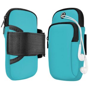 Etui sportowe na telefon na ramię do biegania (Niebieski)