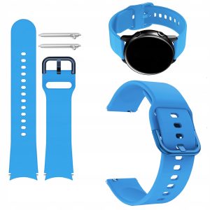 Pasek Classic Silicone do smartwatch'a Samsung Galaxy Watch FE (Lazurowy)