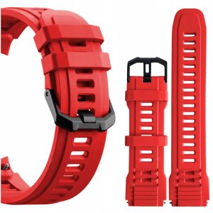 Simple silicone straps for Amazfit T-Rex 3 PRO 48mm (Red)