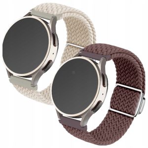 Zestaw: 2x pasek Magnetic Cloth do smartwatch'a Samsung Galaxy Watch FE