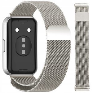 Pasek Magnetic do smartwatch'a Huawei Band 11/11 Pro (Szaro-złoty)