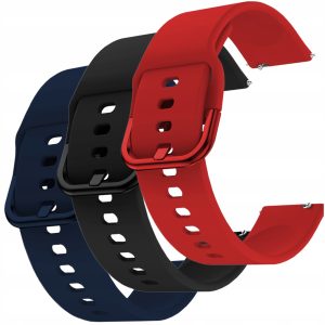 Zestaw: 3x pasek Classic Silicone do smartwatch'a Xiaomi Amazfit GTS 2 MiNI