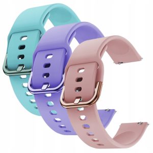 Zestaw: 3x pasek Classic Silicone do smartwatch'a Xiaomi Amazfit GTS 2 MiNI