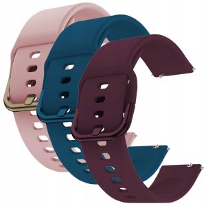 Zestaw: 3x pasek Classic Silicone do smartwatch'a Xiaomi Amazfit GTS 2 MiNI