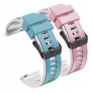 Zestaw: 2x pasek Sport do smartwatch'a Garmin Forerunner 55 245 645 Music Venu Sq GPS 2 (Z2D)