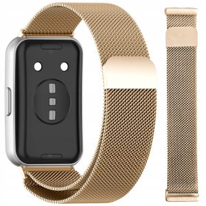 Pasek Magnetic do smartwatch'a Huawei Band 11/11 Pro (Różowo-złoty)