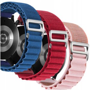 Zestaw: 3x pasek Nylon with hook do smartwatch'a Huawei Watch GT 5 Pro 46mm