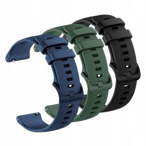 Zestaw 3x pasek Active do zegarka Garmin Venu Sq 2 / Sq 2 Music 20 mm