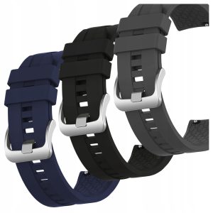 Zestaw: 3x pasek Classic Silicone do smartwatch'a Garmin Venu 2 Plus