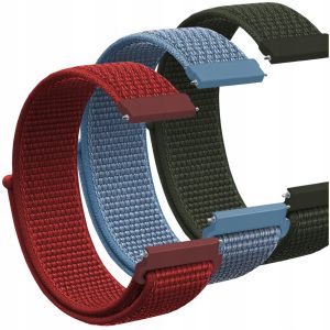 Zestaw 3x pasek Nylon do zegarka Amazfit GTR 3 Pro opaska 22 mm