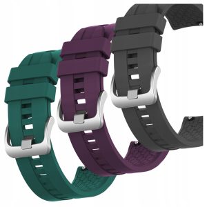 Zestaw: 3x pasek Classic Silicone do smartwatch'a Garmin Venu 2 Plus